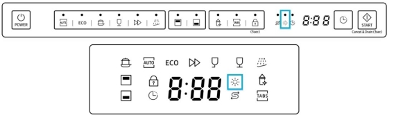  چرا در ماشین ظرفشویی من چراغ جلادهنده روشن میماند؟چگونه آنرا رفع کنم